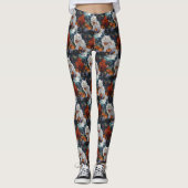 Turkse Angora kat Halloween Spooky Leggings (Voorkant)