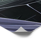 Turkse Angora kat Halloween Spooky Poster (Hoek)