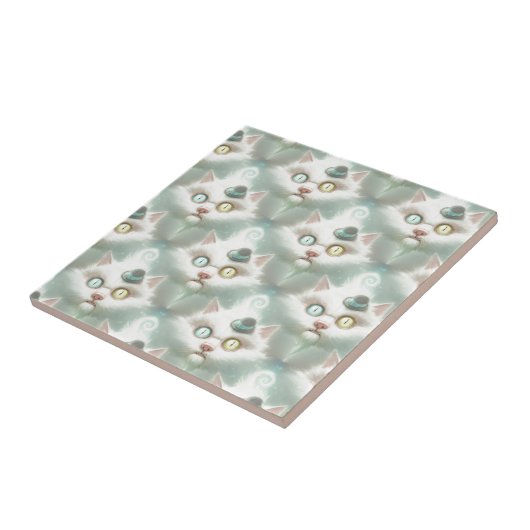 Turkse angora tegeltje (Zijkant)