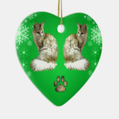 Turkse angorakat keramisch ornament (Rechts)