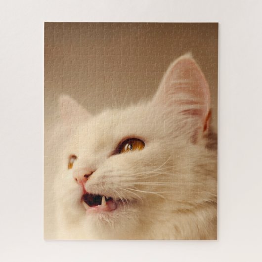 Turkse angorakat. legpuzzel (Verticaal)