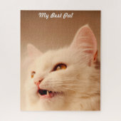 Turkse angorakat. legpuzzel (Verticaal)