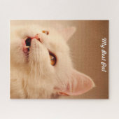 Turkse angorakat. legpuzzel (Horizontaal)