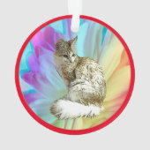 Turkse angorakat ornament (achterkant)