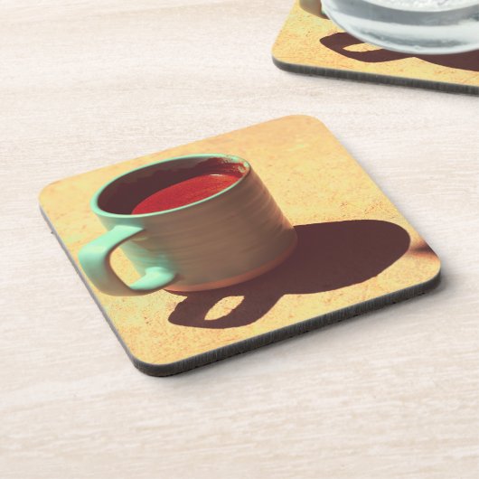 Turkse beker voor de Mok van schuimbekken met koff Bier Onderzetter (Linkerzijde)