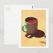 Turkse beker voor de Mok van schuimbekken met koff Briefkaart (Voorkant / Achterkant)