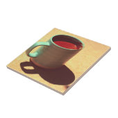 Turkse beker voor de Mok van schuimbekken met koff Tegeltje (Zijkant)