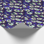 Turkse Boncuk Eye Shaped Amulet Bizarre Art Cadeaupapier (Hoek)