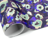 Turkse Boncuk Eye Shaped Amulet Bizarre Art Cadeaupapier (Rol Hoek)