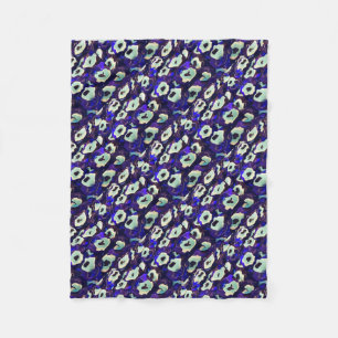 Turkse Boncuk Eye Shaped Amulet Bizarre Art Fleece Deken