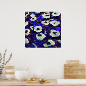 Turkse Boncuk Eye Shaped Amulet Bizarre Art Poster (Keuken)