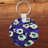 Turkse Boncuk Eye Shaped Amulet Bizarre Art Sleutelhanger (Voorkant)