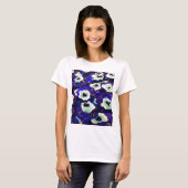 Turkse Boncuk Eye Shaped Amulet Bizarre Art T-shirt (Voorkant volledig)