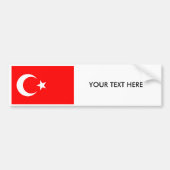 Turkse Bumpersticker VLAG (Voorkant)