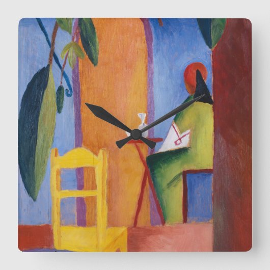 "Turkse Café" Art Wall klok (Voorkant)