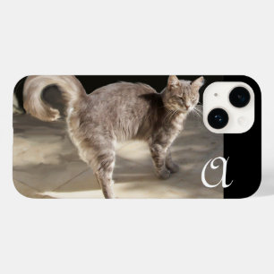TURKSE CAT MONOGRAM Case-Mate iPhone 14 HOESJE