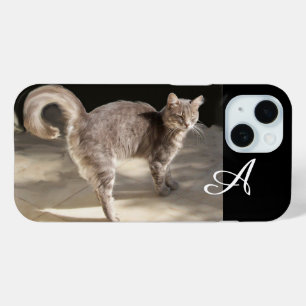 TURKSE CAT MONOGRAM iPhone 15 CASE