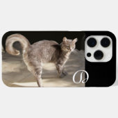TURKSE CAT MONOGRAM Case-Mate iPhone CASE (Achterkant (horizontaal))