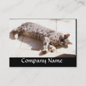 TURKSE CAT MONOGRAM VISITEKAARTJE (Achterkant)