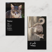 TURKSE CAT MONOGRAM VISITEKAARTJE (Voorkant / Achterkant)