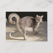 TURKSE CAT MONOGRAM VISITEKAARTJE (Achterkant)