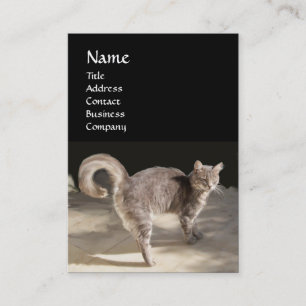 TURKSE CAT MONOGRAM VISITEKAARTJE