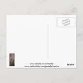 Turkse danser met traditionele kunstachtergrond briefkaart (Achterkant)