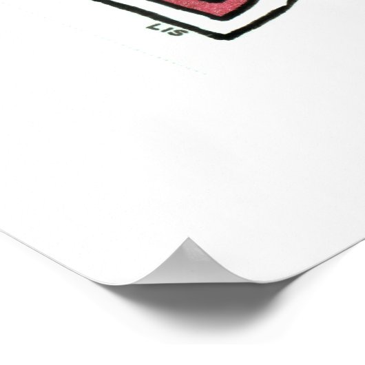 Turkse Delight Knot (verticaal) Poster (Hoek)