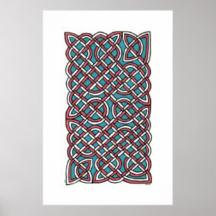 Turkse Delight Knot (verticaal) Poster