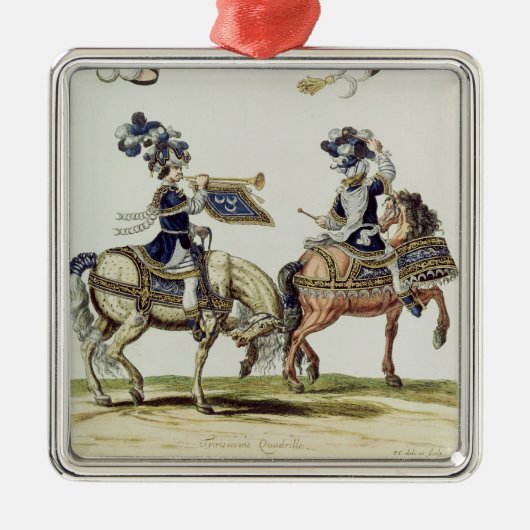 Turkse drummer en trompeter metalen ornament (Voorkant)