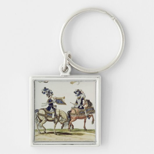 Turkse drummer en trompeter sleutelhanger (Voorkant)
