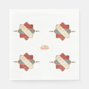 Turkse elegante Eid Mubarak-ontwerp Servet