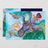 TURKSE FAIRY TALE / FOENIX MET APPEL , blauw Aankondiging (Voorkant / Achterkant)