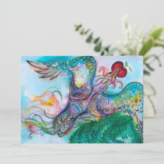 TURKSE FAIRY TALE / FOENIX MET APPEL , wit Aankondiging (Staand voorkant)