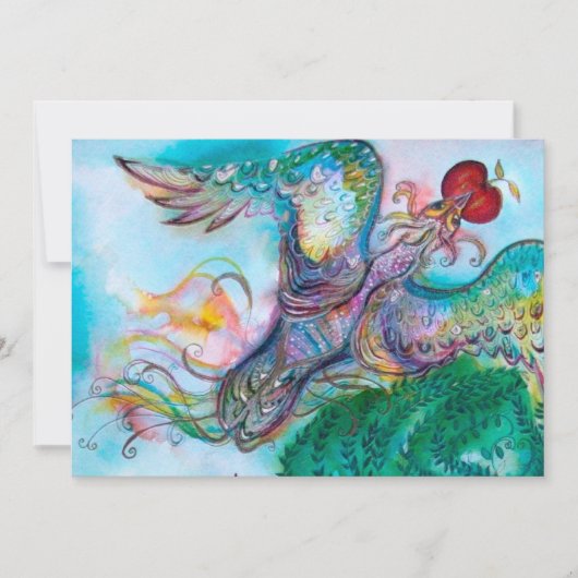 TURKSE FAIRY TALE / FOENIX MET APPEL , zwart Aankondiging (Voorkant)