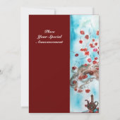 TURKSE FAIRY TALE, helder rood wit Aankondiging (Achterkant)