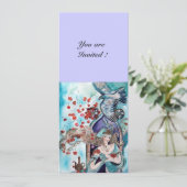 TURKSE FAIRY TALE, helder rood wit Kaart (Staand voorkant)