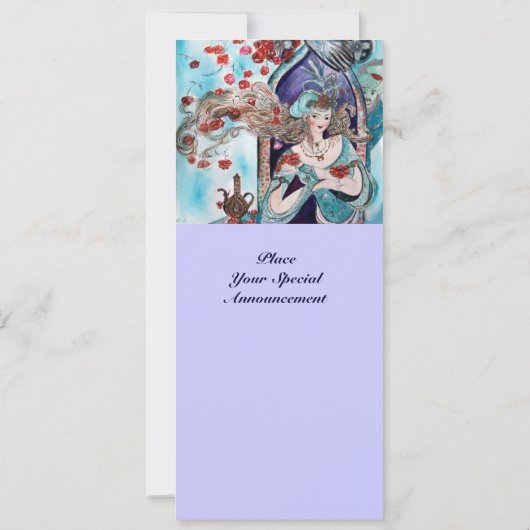 TURKSE FAIRY TALE, helder rood wit Kaart (Achterkant)