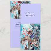 TURKSE FAIRY TALE, helder rood wit Kaart (Voorkant / Achterkant)