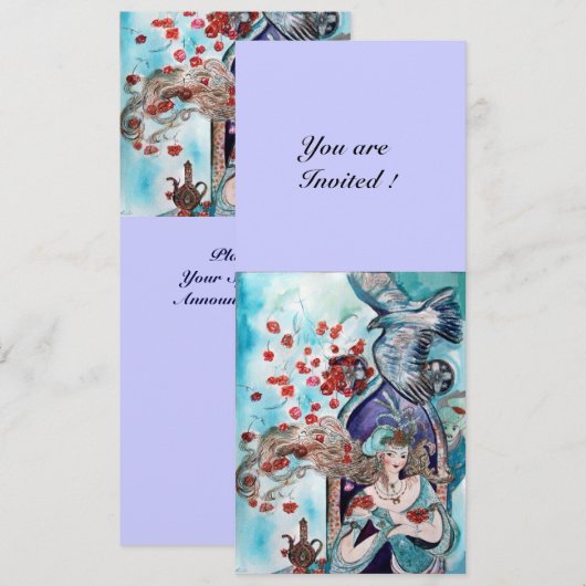 TURKSE FAIRY TALE, helder rood wit Kaart (Voorkant / Achterkant)