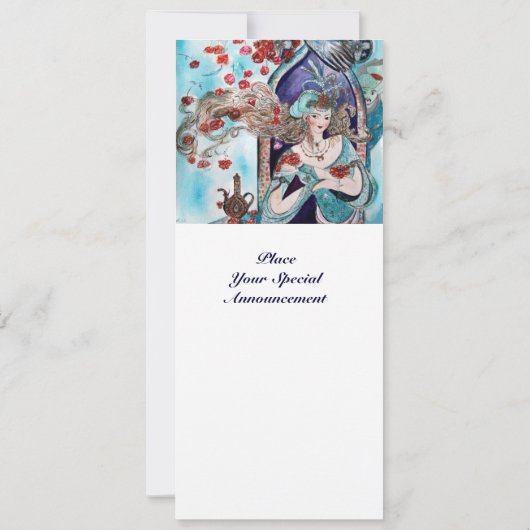 TURKSE FAIRY TALE, helder rood wit Kaart (Achterkant)