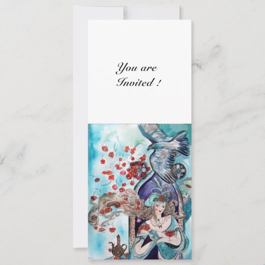 TURKSE FAIRY TALE, helder rood wit Kaart (Voorkant)