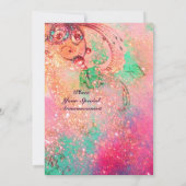 TURKSE FAIRY TALE, heldere rode blauwe roze vonk Aankondiging (Achterkant)