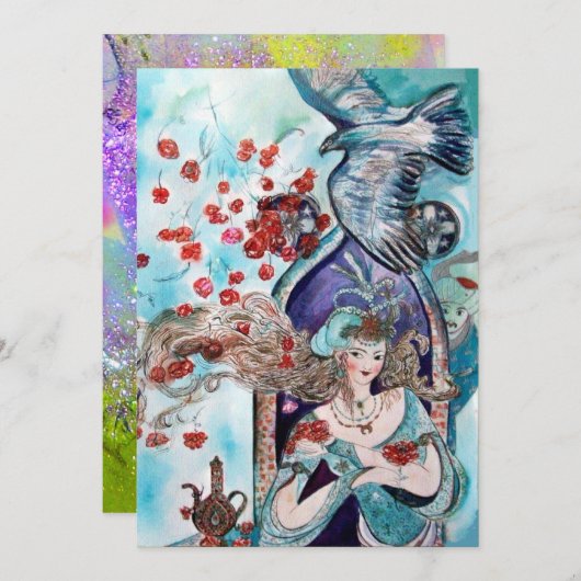 TURKSE FAIRY TALE, heldere rode paarse vonk Aankondiging (Voorkant / Achterkant)