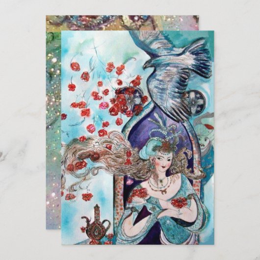 TURKSE FAIRY TALE, heldere rode paarse vonk Aankondiging (Voorkant / Achterkant)