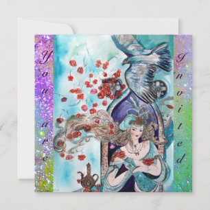 TURKSE FAIRY TALE, heldere rode paarse vonk Kaart