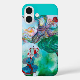 TURKSE FAIRY TALE / PHOENIX EN ARCHER Blauwgroen G iPhone 16 Hoesje
