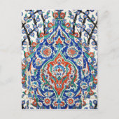 Turkse florale tegels briefkaart (Voorkant)