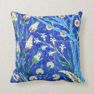 Turkse florale tegels kussen