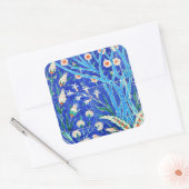 Turkse florale tegels vierkante sticker (Envelop)
